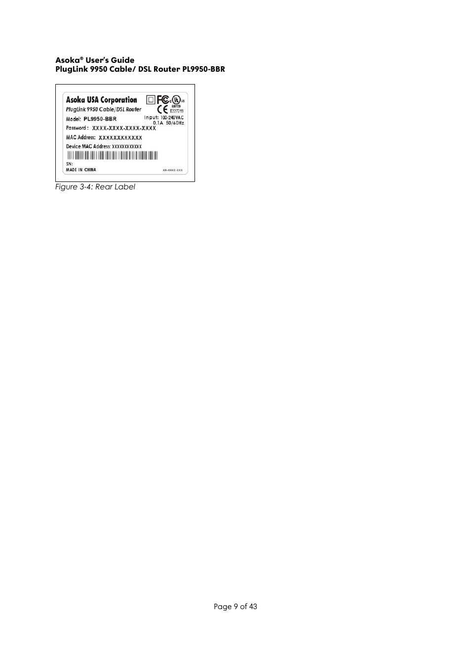 Asoka Pluglink PL9950-BBR User Manual | Page 9 / 43