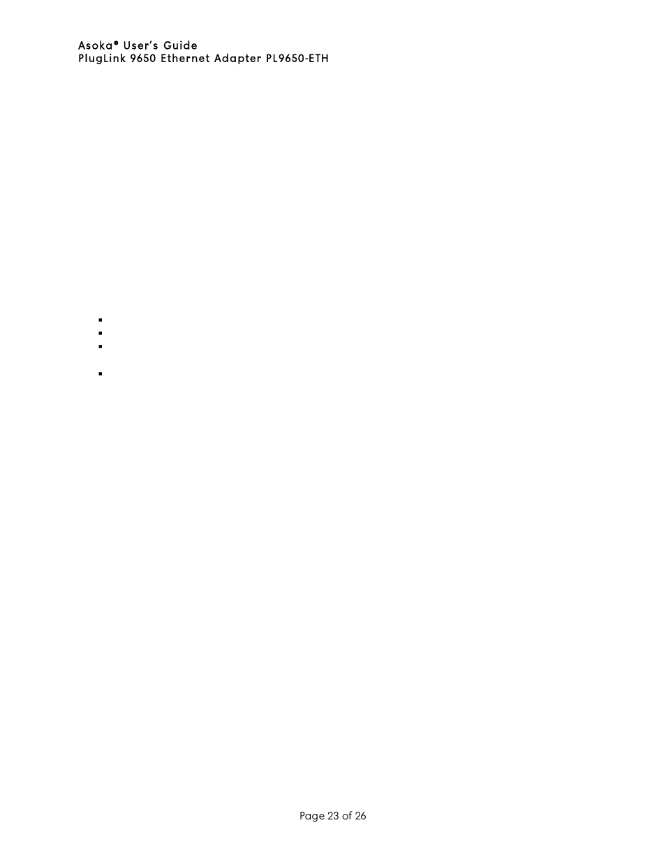 Chapter 10 | Asoka PL9650-ETH User Manual | Page 23 / 26