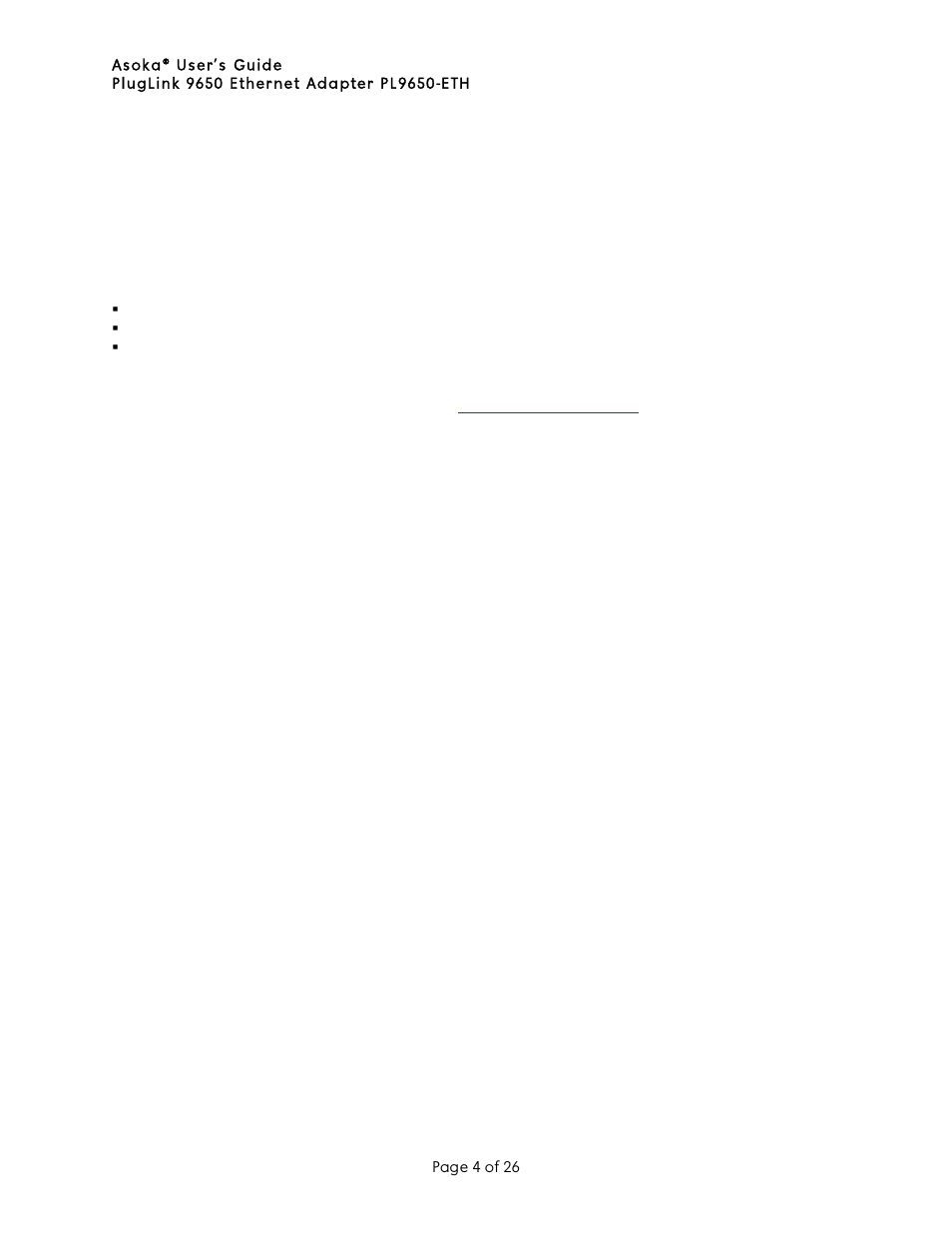 Chapter 2 | Asoka PL9650-ETH User Manual | Page 4 / 26