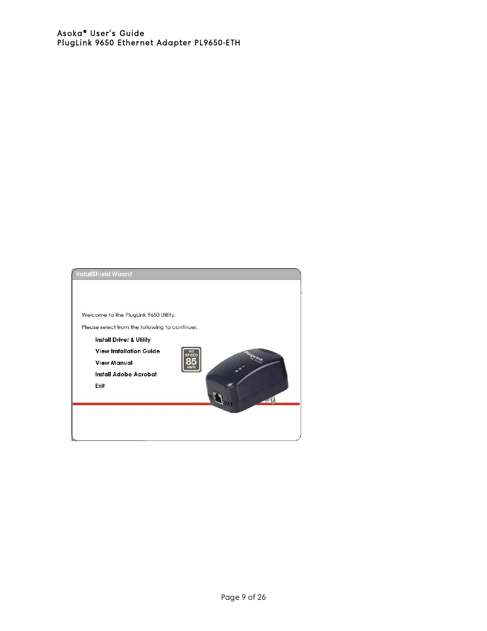 Chapter 5 | Asoka PL9650-ETH User Manual | Page 9 / 26
