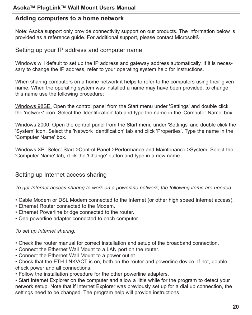 Asoka PlugLink User Manual | Page 21 / 37