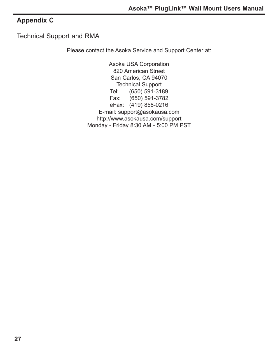 Asoka PlugLink User Manual | Page 28 / 37