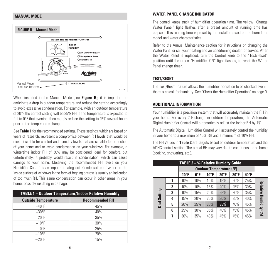 Aprilaire Humudifiers 500A User Manual | Page 5 / 11