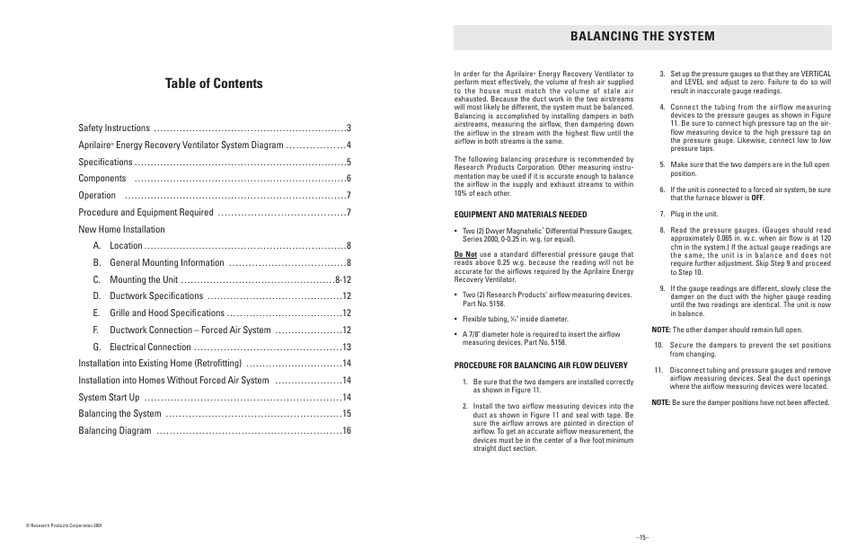 Aprilaire 8100 User Manual | Page 2 / 16