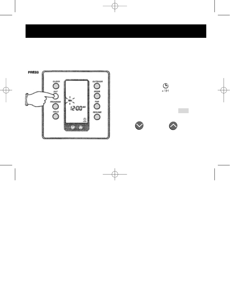 Setting or changing the clock, Important: read all instructions thoroughly | Aprilaire 8551 User Manual | Page 3 / 24