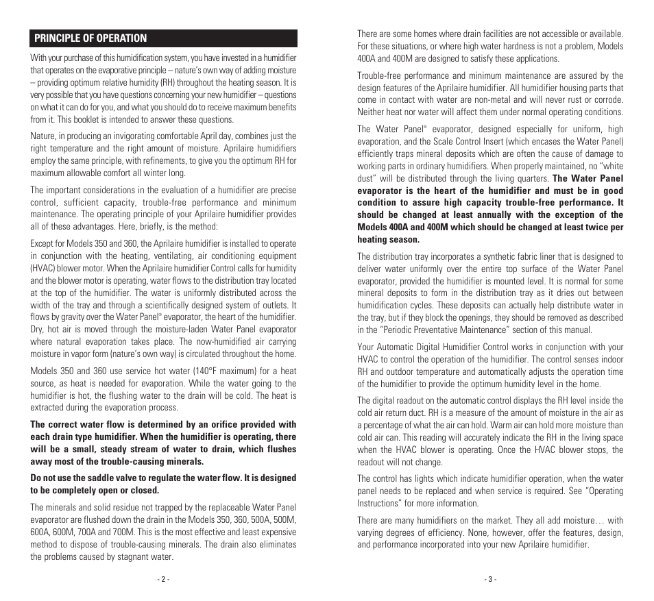 Aprilaire 400A  EN User Manual | Page 3 / 11