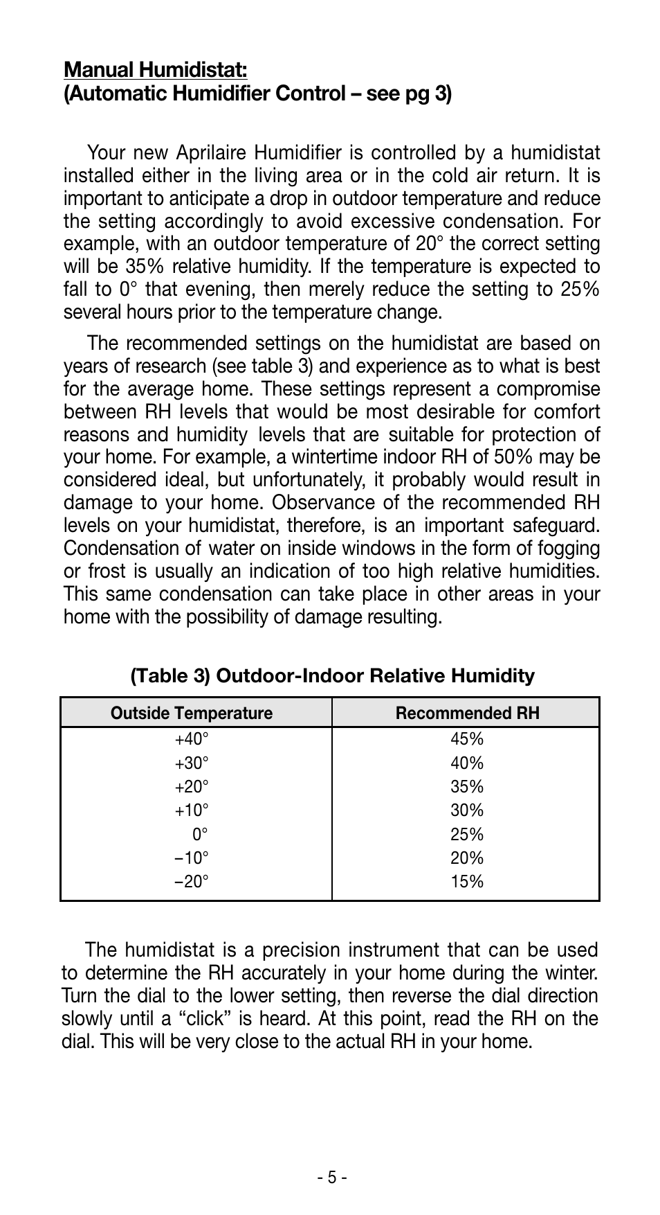 Aprilaire 760 User Manual | Page 7 / 20