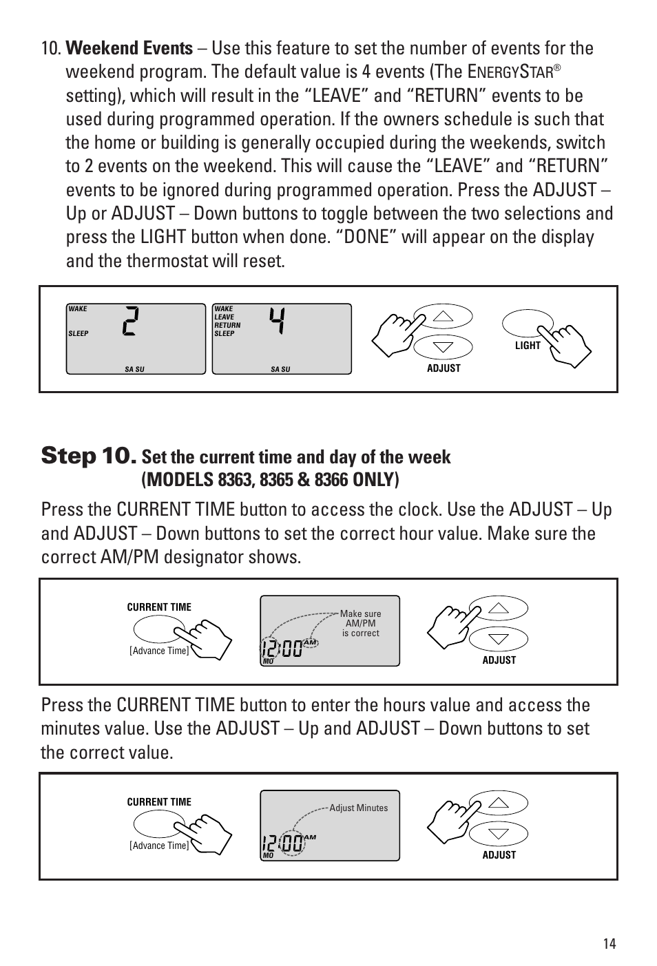 Step 10, Nergy | Aprilaire 8344 User Manual | Page 15 / 16