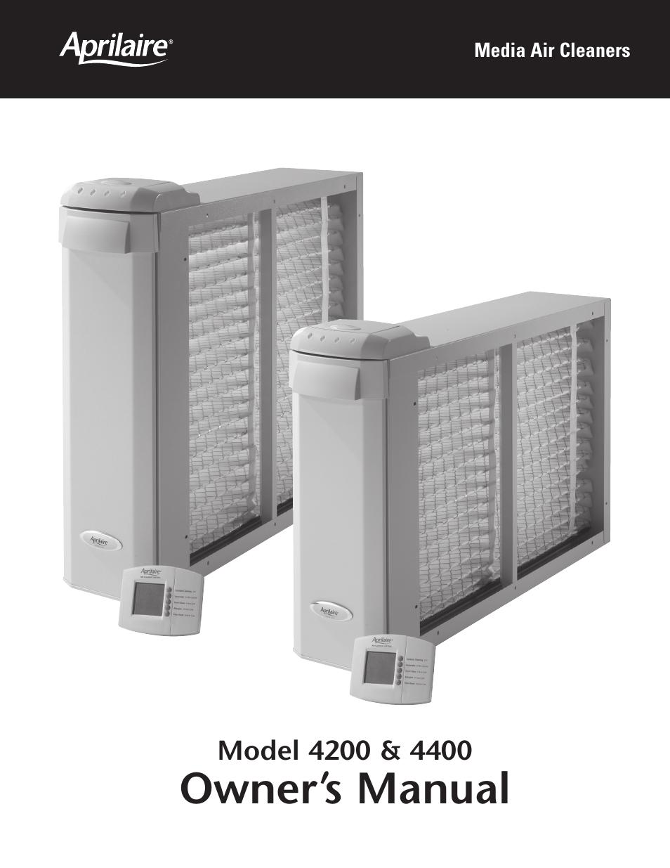 Aprilaire 4400 User Manual | 8 pages
