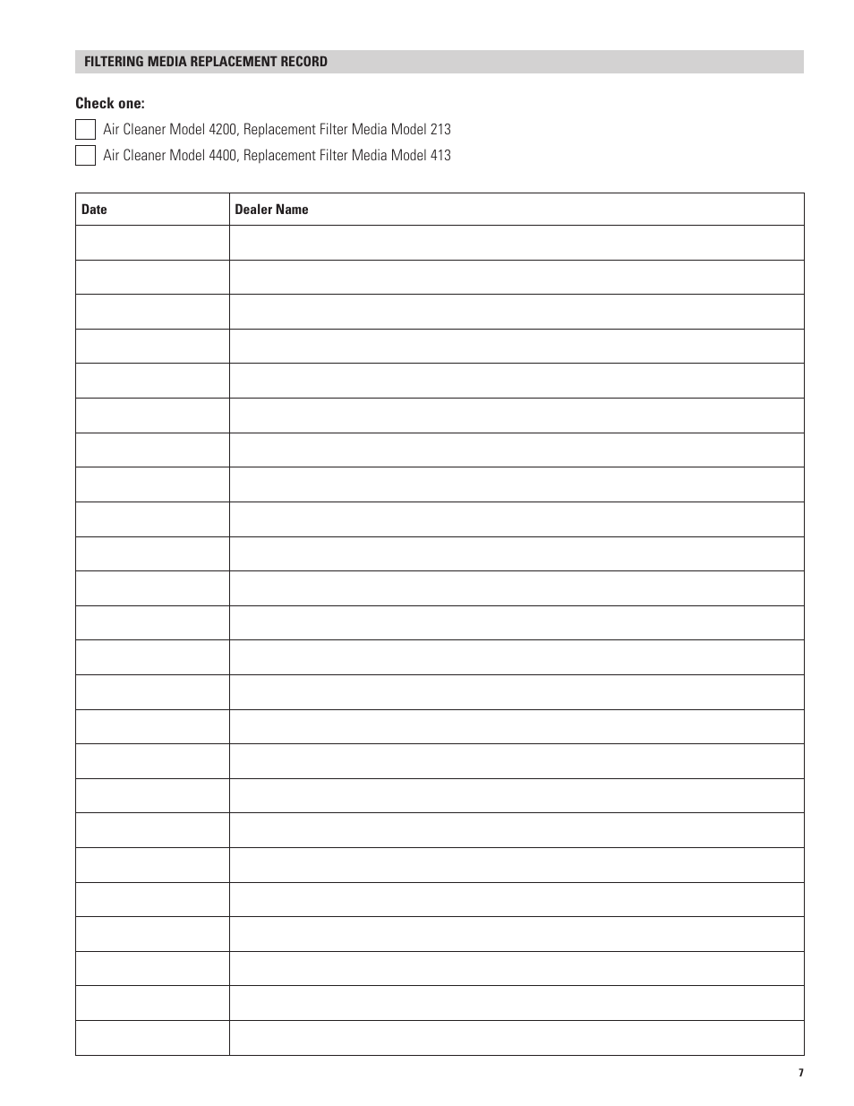 Aprilaire 4400 User Manual | Page 7 / 8