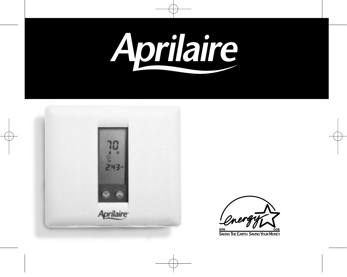 Aprilaire 8554 User Manual | 32 pages