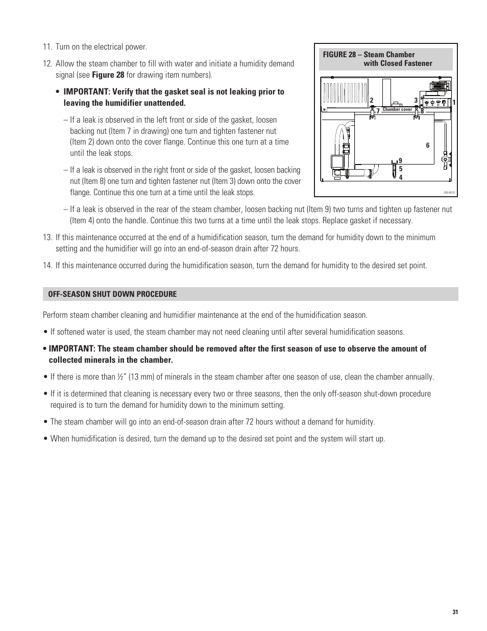 Aprilaire 1150 User Manual | Page 31 / 40