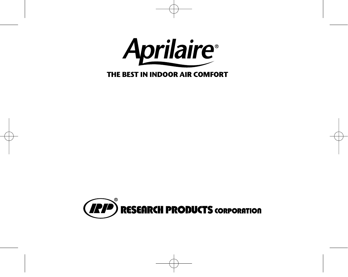 Automatic humidifier, High efficiency air cleaner, Fresh air exchanger | Zone control system, Electronic thermostat | Aprilaire 8535 User Manual | Page 16 / 16