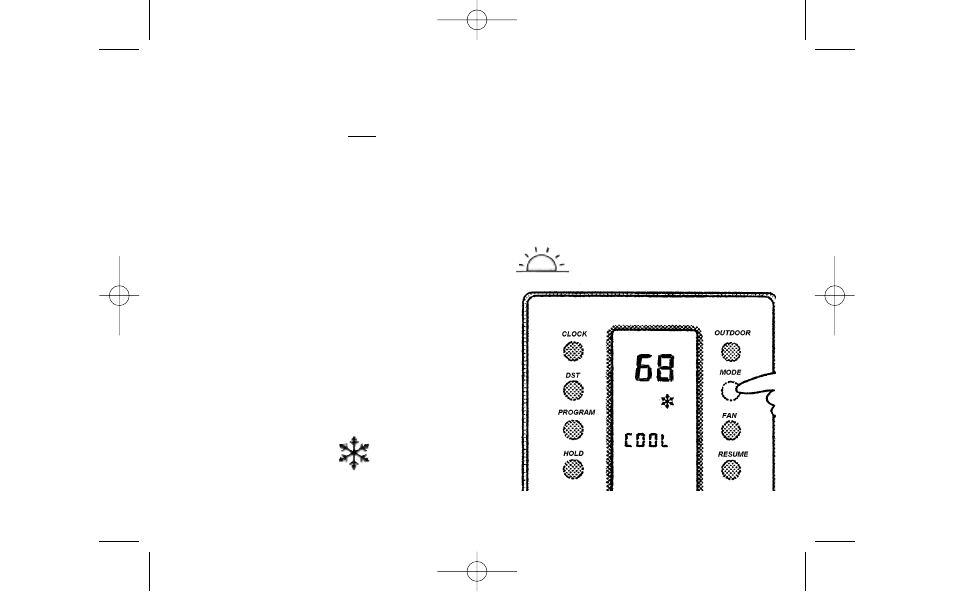 Setting cooling temperatures | Aprilaire 8552 User Manual | Page 12 / 32