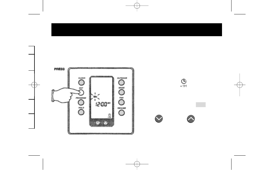 Setting or changing the clock, Important: read all instructions thoroughly | Aprilaire 8552 User Manual | Page 5 / 32