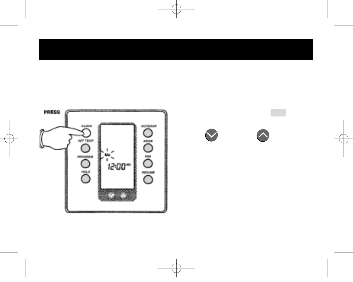Setting or changing the clock, Important: read all instructions thoroughly | Aprilaire 8553 User Manual | Page 5 / 32