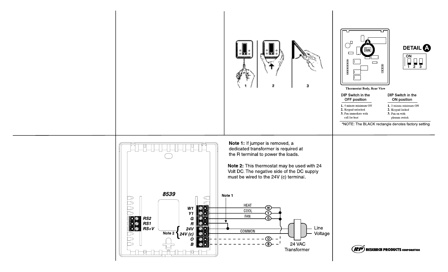 Aprilaire 8539 User Manual | Page 2 / 2