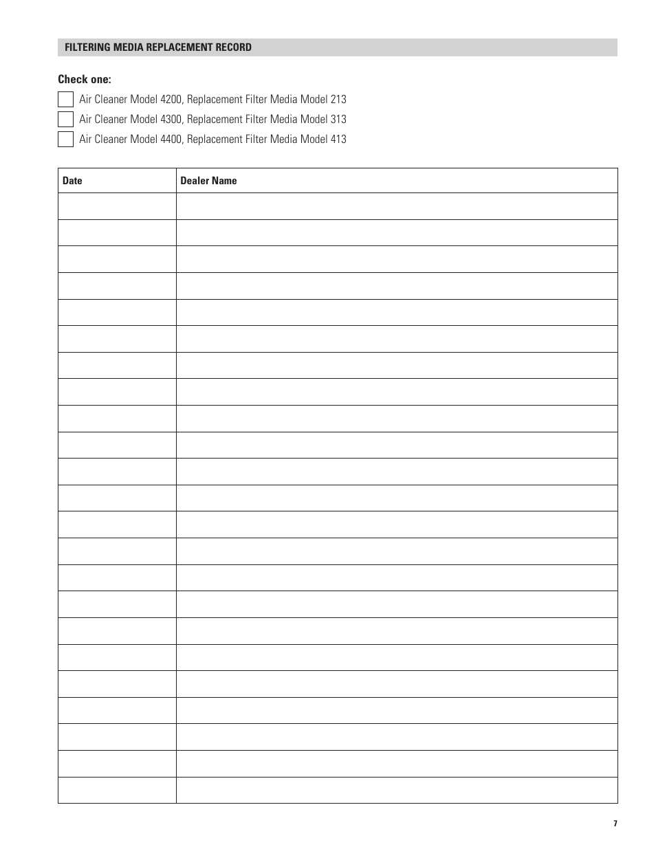 Aprilaire 4200 User Manual | Page 7 / 8