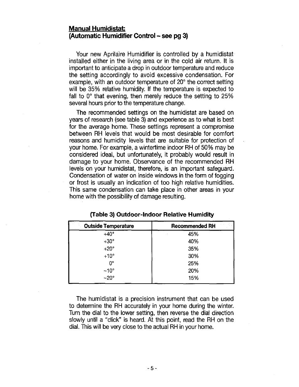 Aprilaire 220 User Manual | Page 7 / 20