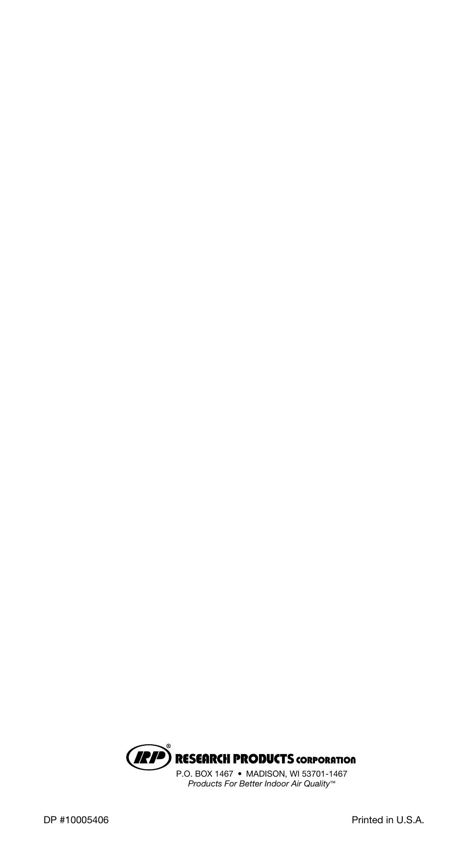 Aprilaire 600 User Manual | Page 20 / 20