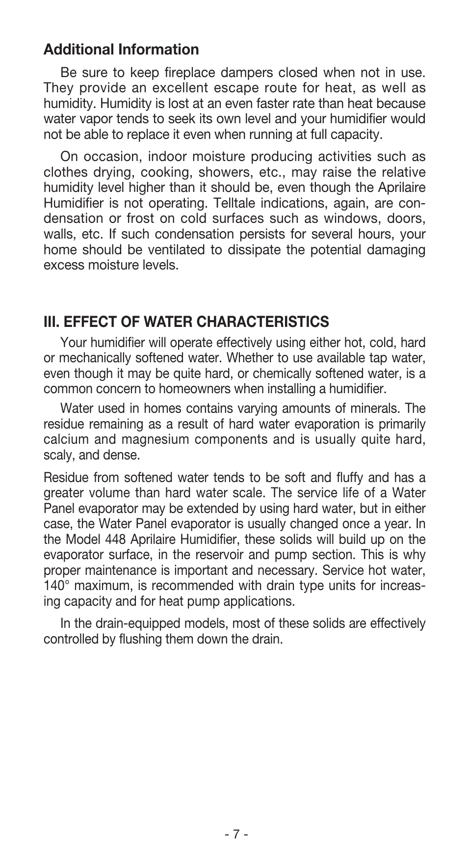 Aprilaire 600 User Manual | Page 9 / 20
