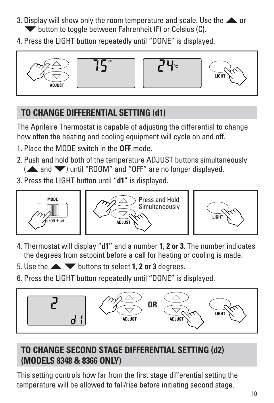 Aprilaire 8366 User Manual | Page 11 / 16