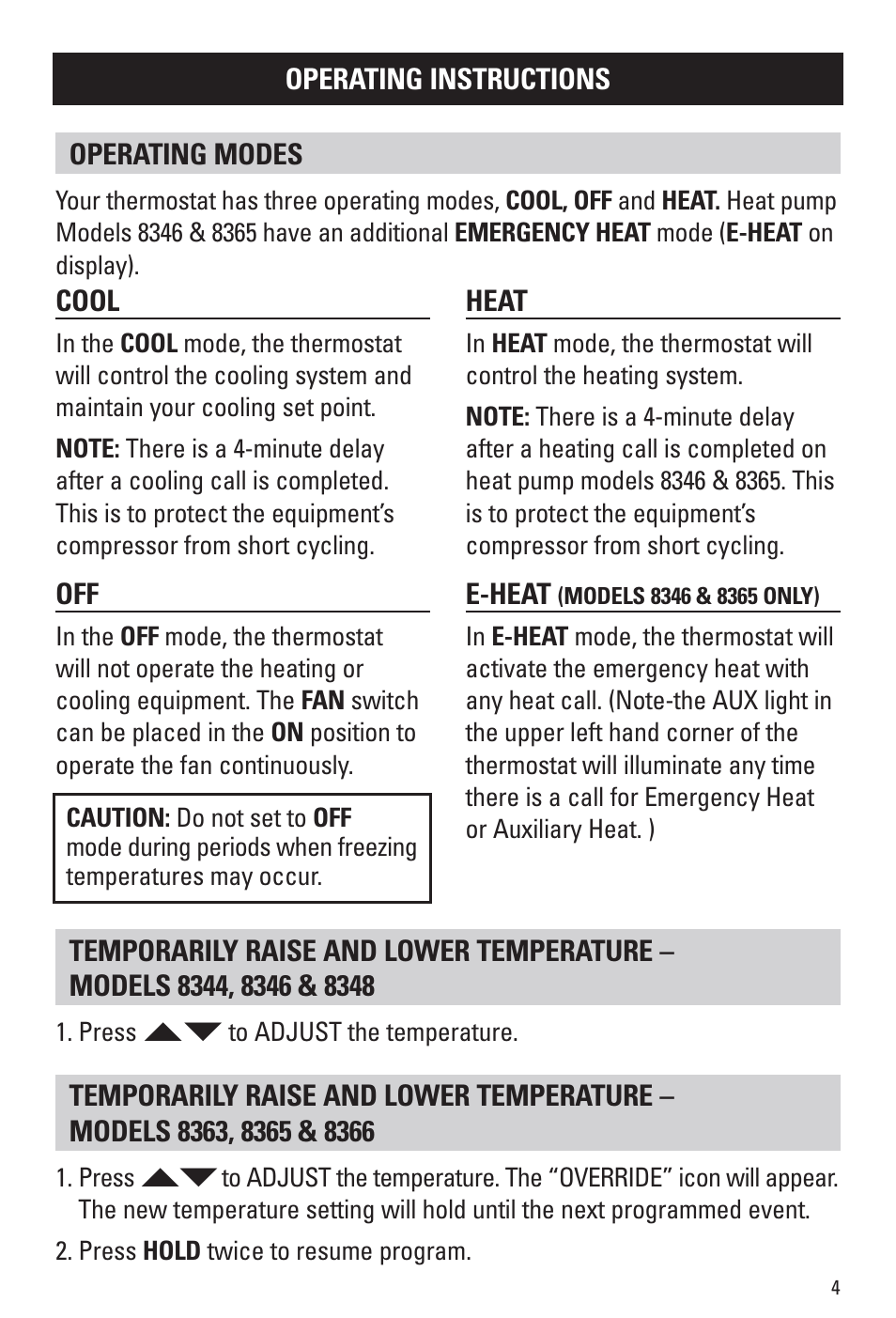 Aprilaire 8366 User Manual | Page 5 / 16