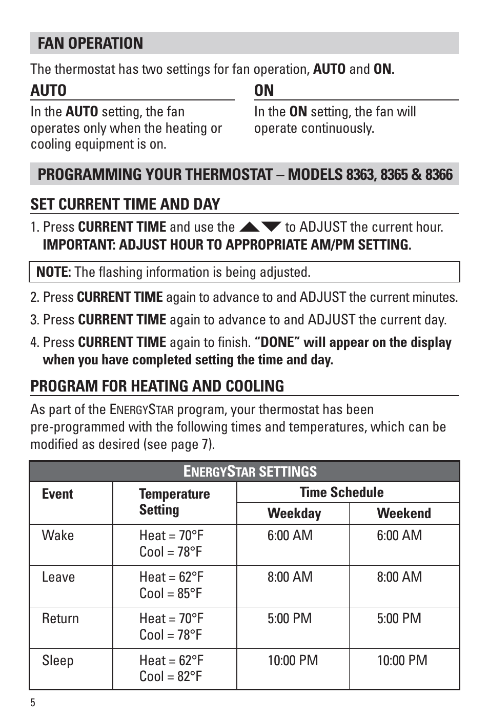 Aprilaire 8366 User Manual | Page 6 / 16