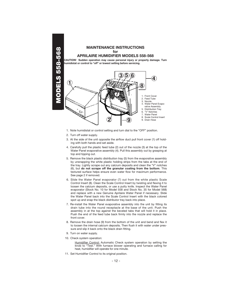 Aprilaire 448 User Manual | Page 14 / 20