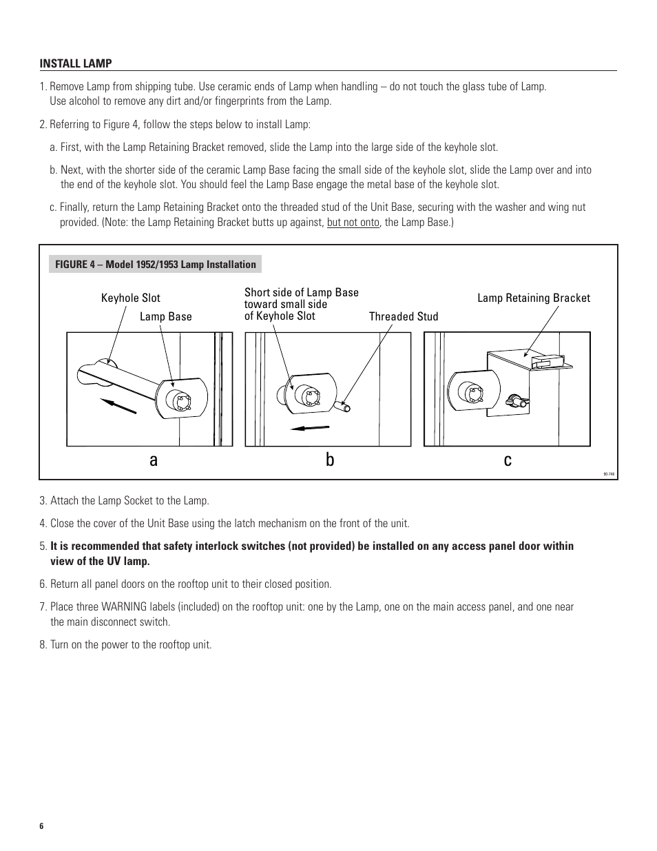 Ab c | Aprilaire 1953 & 1972 User Manual | Page 6 / 12