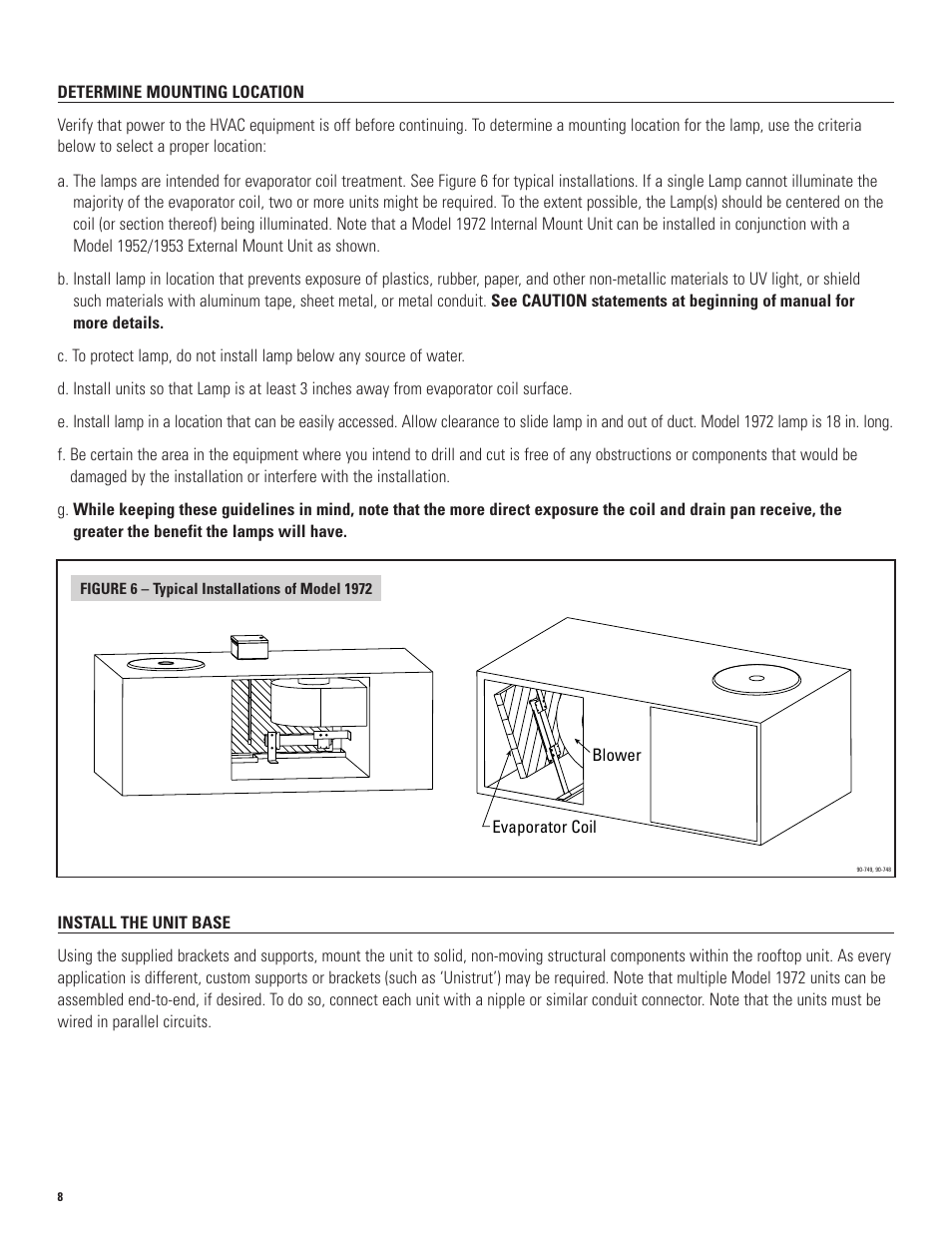 Aprilaire 1953 & 1972 User Manual | Page 8 / 12