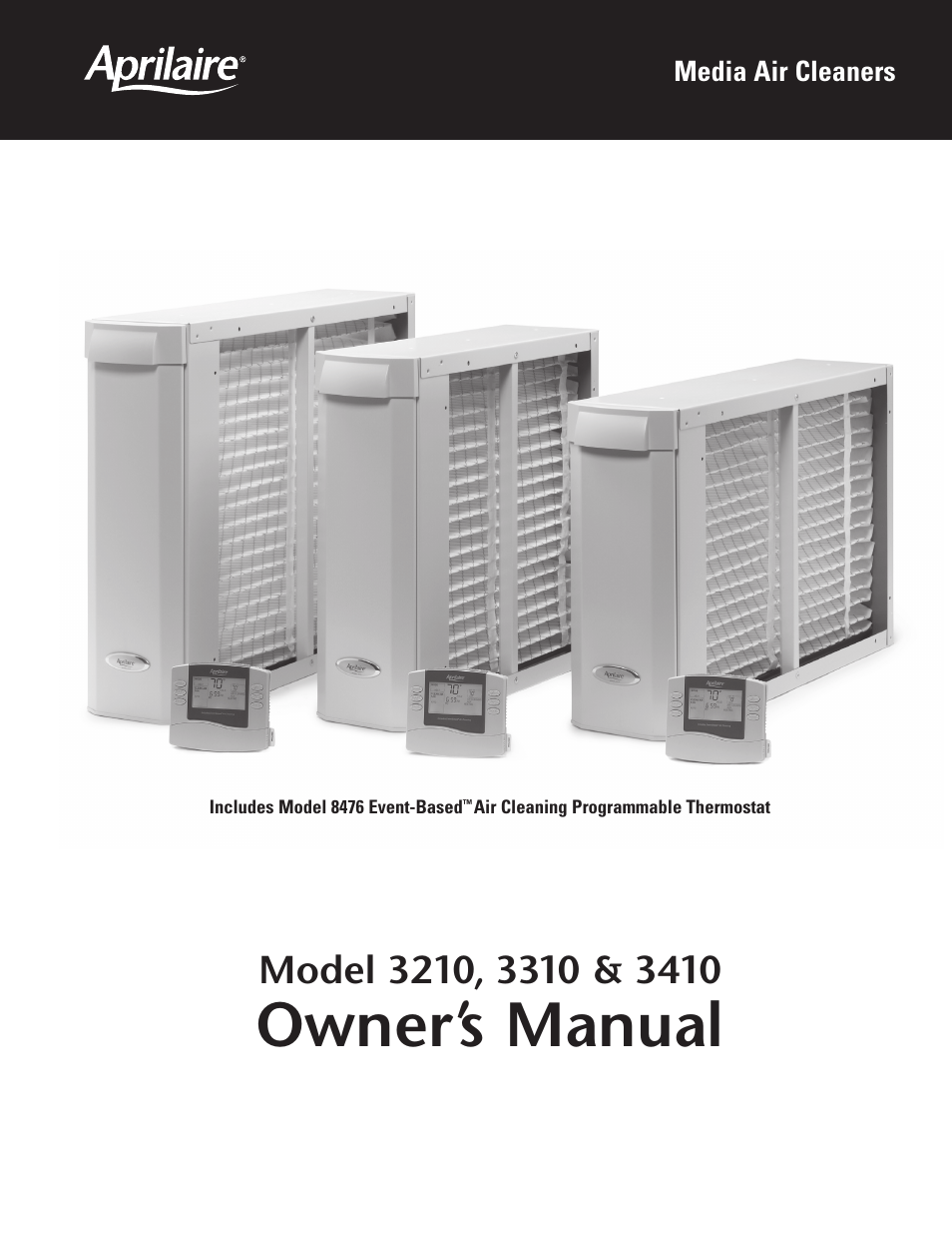 Aprilaire 3410 User Manual | 4 pages