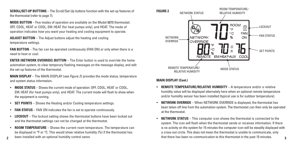 Aprilaire 8870 User Manual | Page 3 / 11