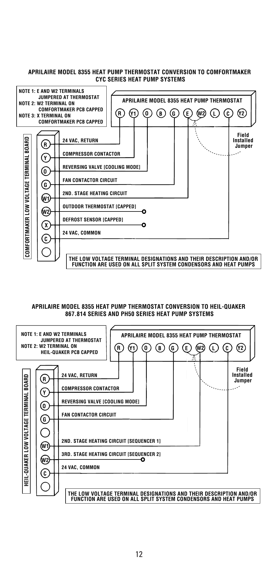 Aprilaire 8355 User Manual | Page 12 / 16