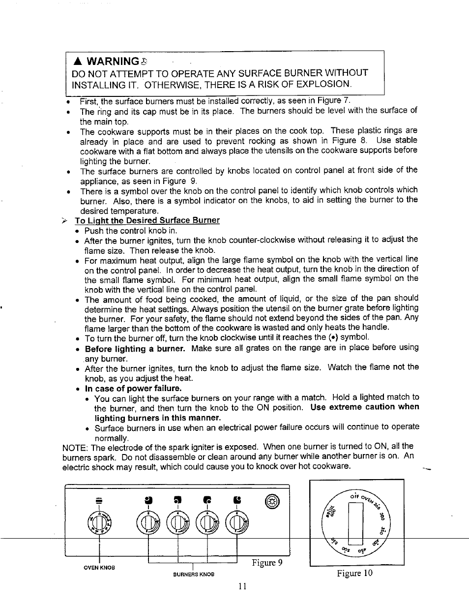 A warning | Avanti DGR-210 User Manual | Page 11 / 19