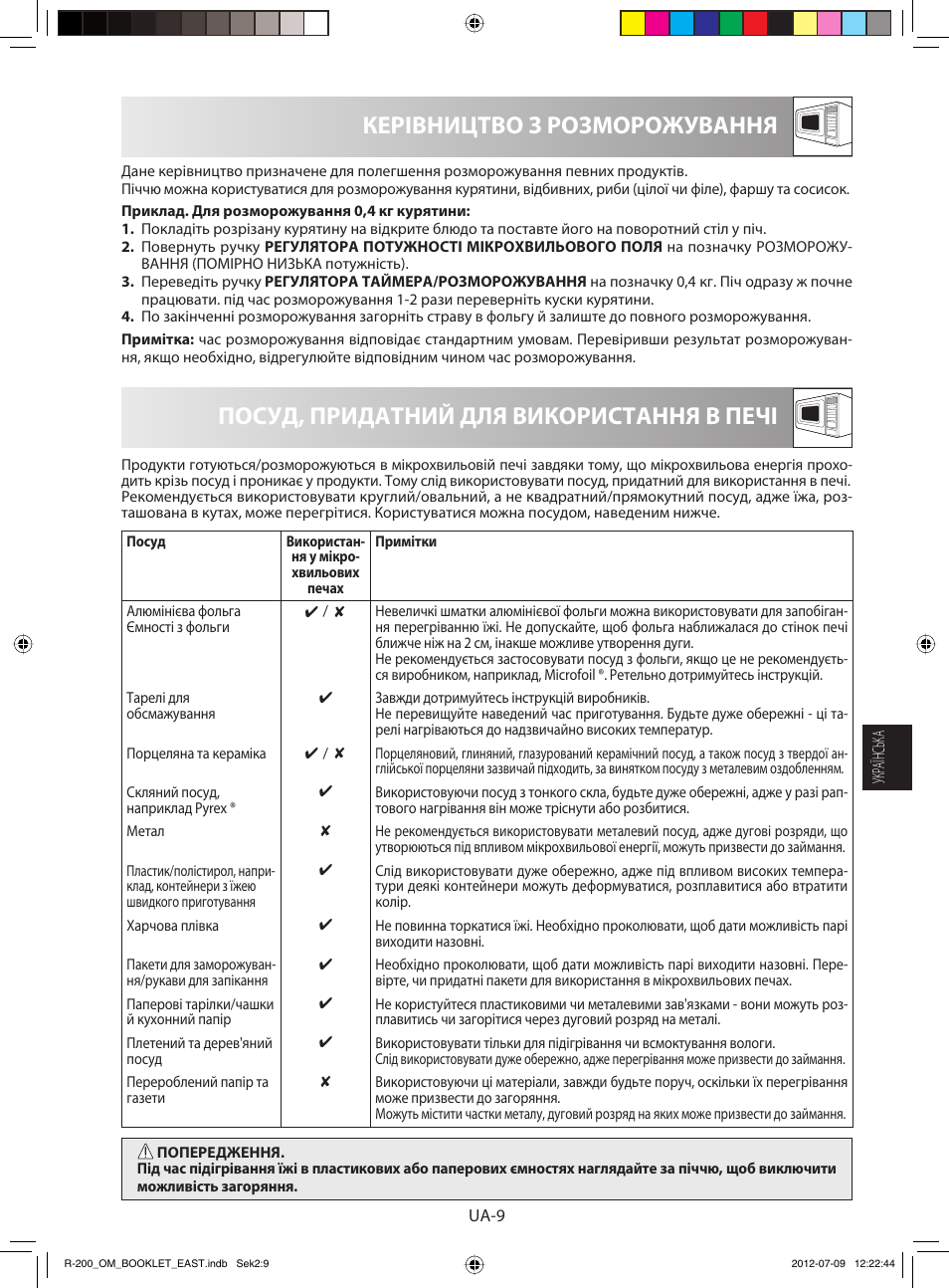 Sharp R-200WE User Manual | Page 81 / 144