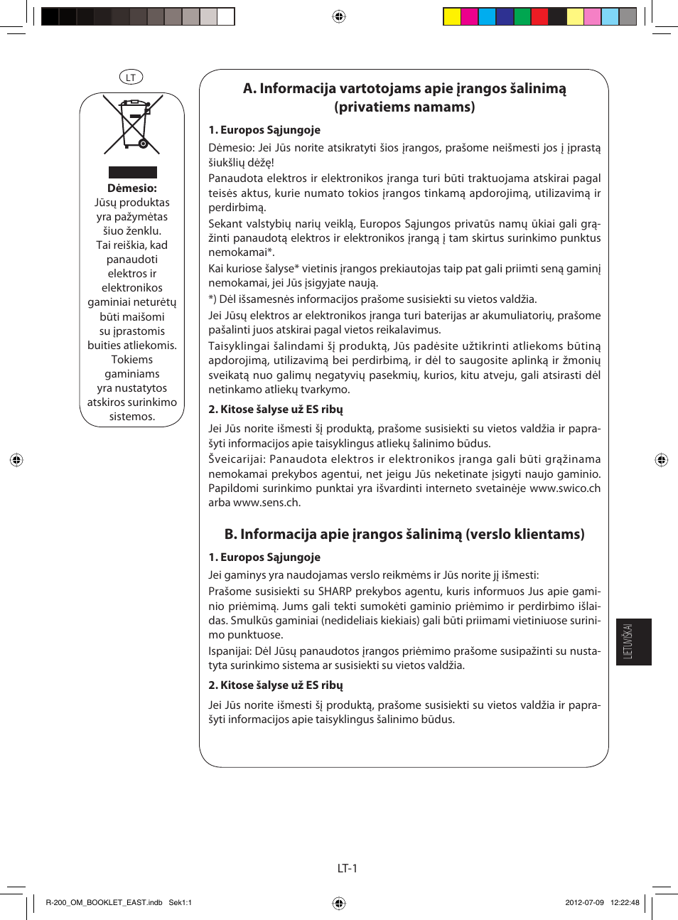 Sharp R-200WE User Manual | Page 93 / 144