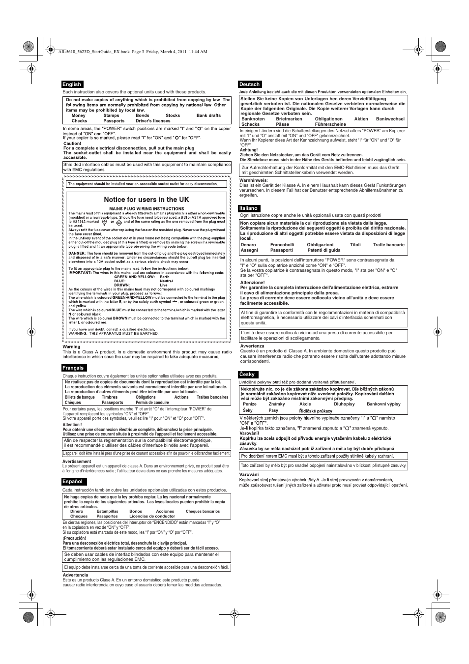 Sharp AR-5618 User Manual | Page 32 / 36