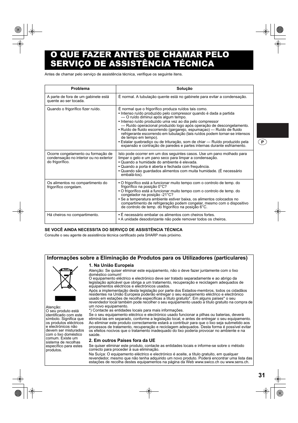 Sharp SJ-PT690RS User Manual | Page 31 / 116