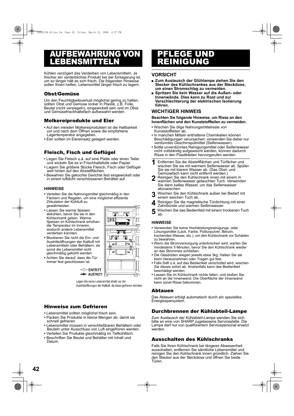 Sharp SJ-PT690RS User Manual | Page 42 / 116