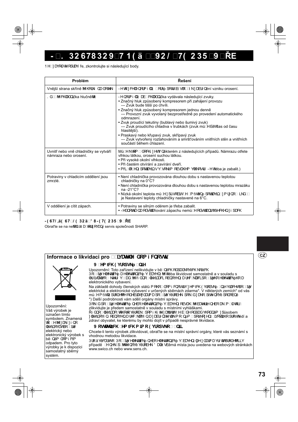 Sharp SJ-PT690RS User Manual | Page 73 / 116