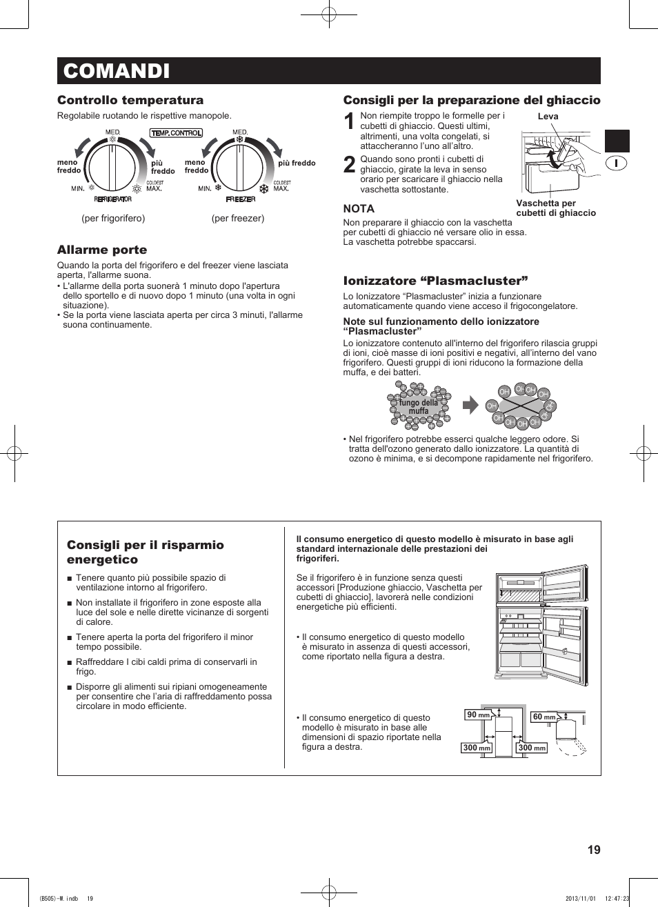 Comandi | Sharp SJ-SC700VSL User Manual | Page 19 / 124