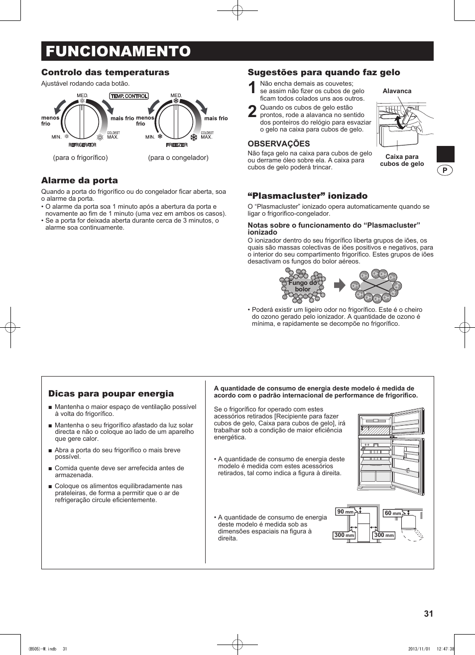 Funcionamento | Sharp SJ-SC700VSL User Manual | Page 31 / 124