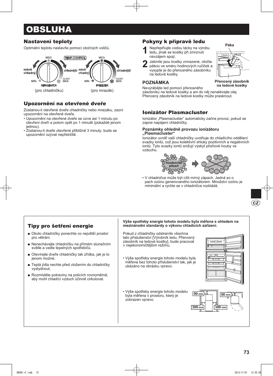 Obsluha | Sharp SJ-SC700VSL User Manual | Page 73 / 124