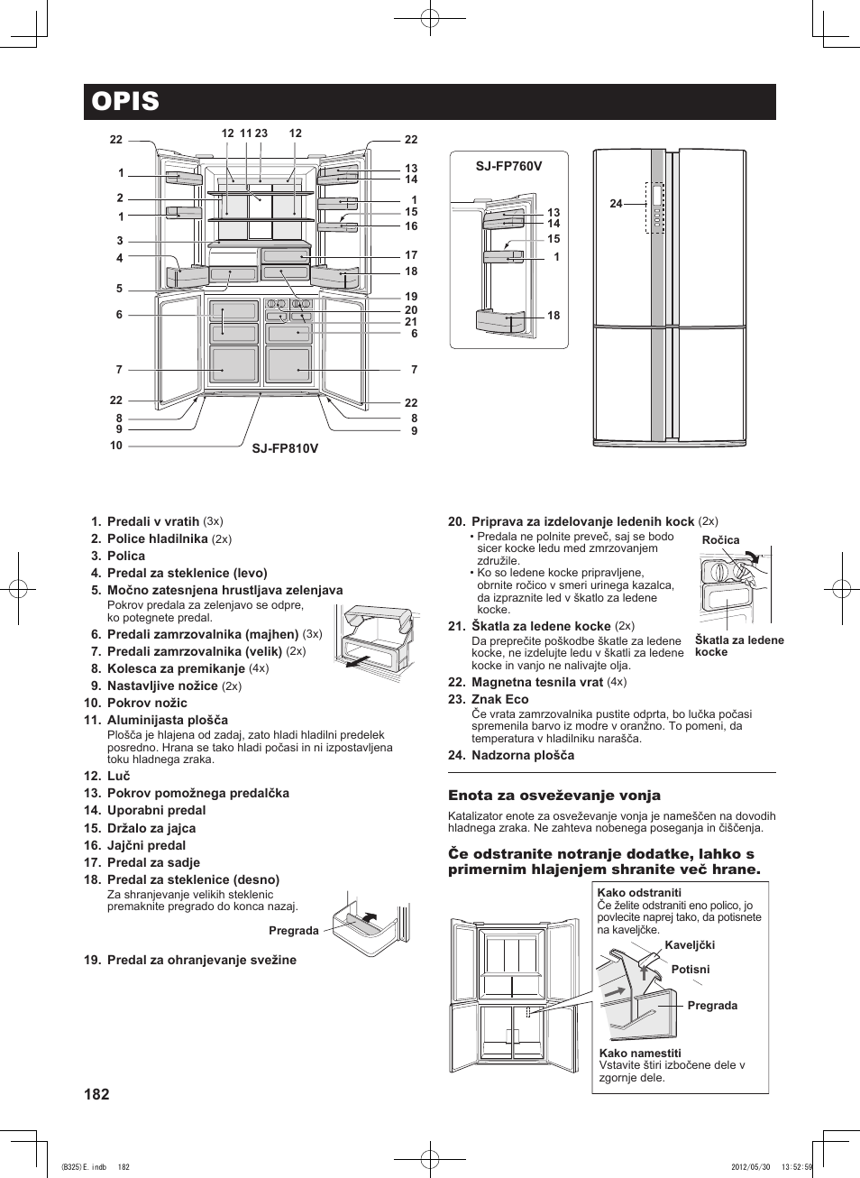 Opis | Sharp SJ-FP760VST User Manual | Page 182 / 224