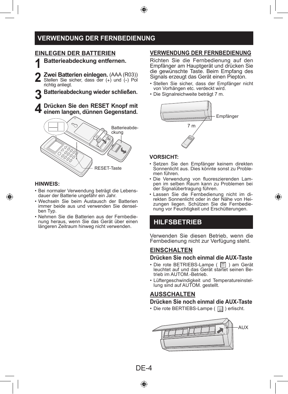 De-4 | Sharp AY-XP9LSR - AE-X9LSR User Manual | Page 118 / 144