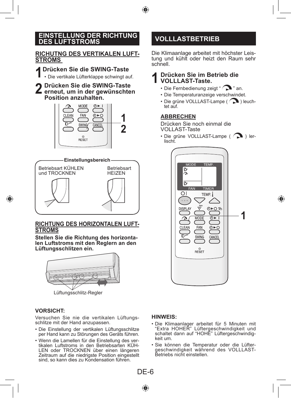 De-6 | Sharp AY-XP9LSR - AE-X9LSR User Manual | Page 120 / 144