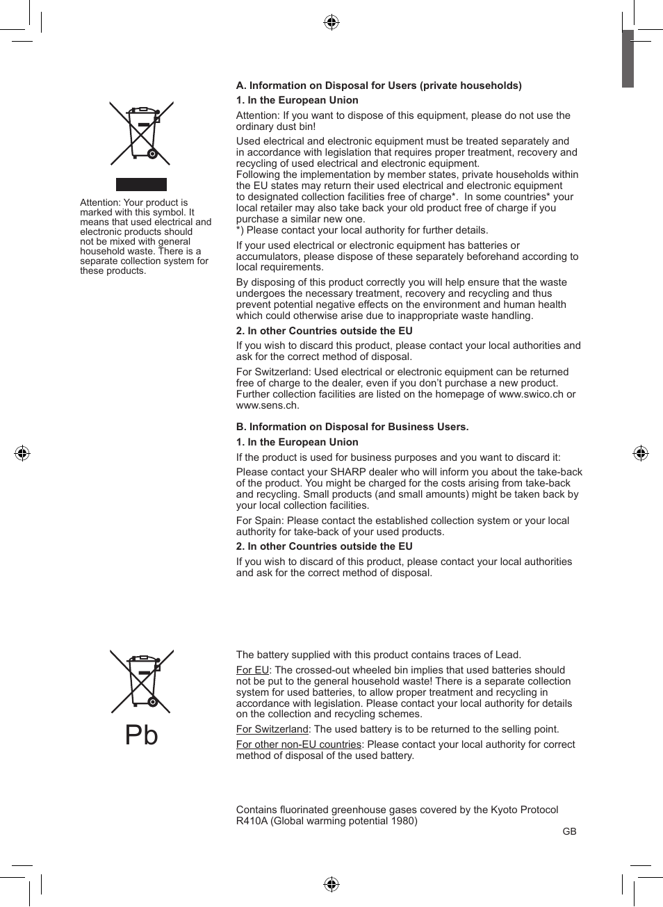 Sharp AY-XP9LSR - AE-X9LSR User Manual | Page 2 / 144