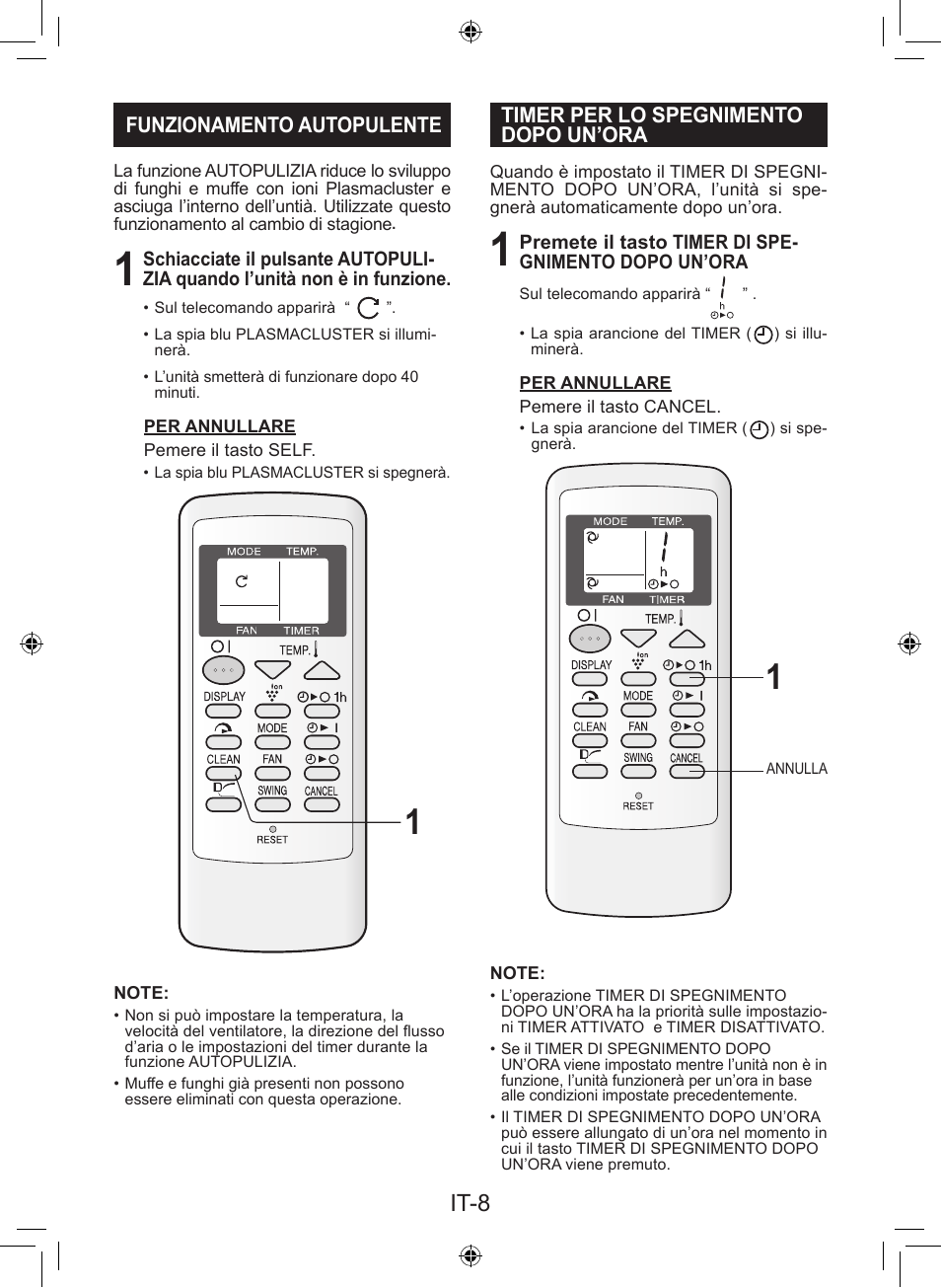 It-8 | Sharp AY-XP9LSR - AE-X9LSR User Manual | Page 24 / 144