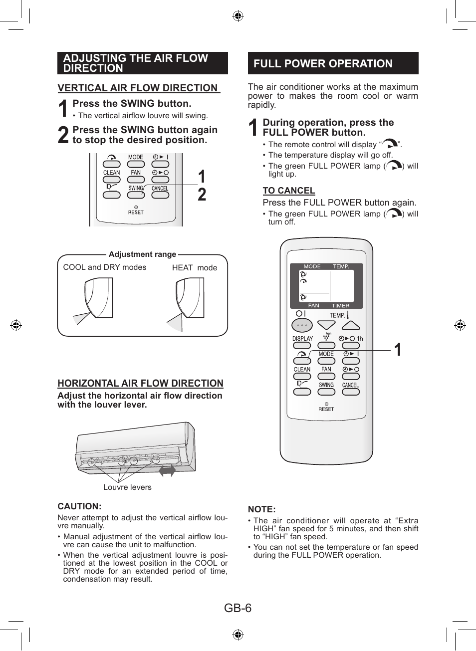 Gb-6 | Sharp AY-XP9LSR - AE-X9LSR User Manual | Page 8 / 144